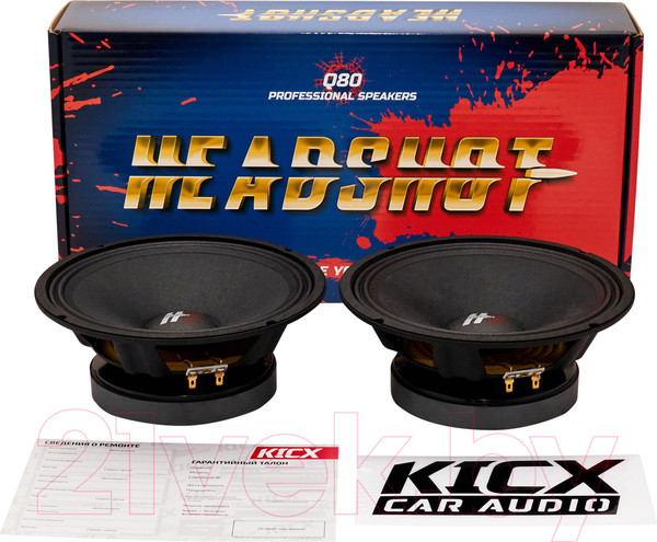 Изображение товара Среднечастотная АС Kicx HeadShot Q80