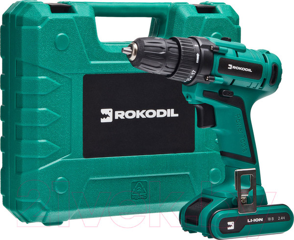 Изображение товара Аккумуляторная дрель-шуруповерт Rokodil Twist 2 Pro
