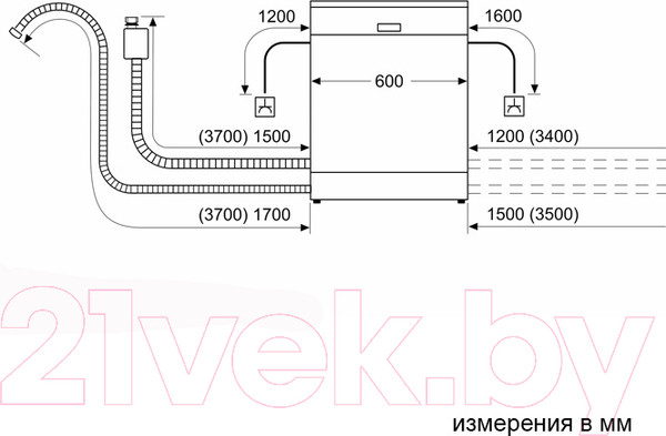 Изображение товара Посудомоечная машина Bosch SMV4HVX32E