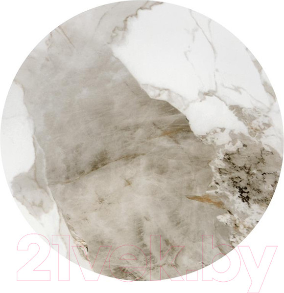 Изображение товара Журнальный столик Halmar Cecilia S (белый мрамор/серый/золотой)