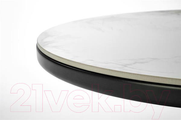 Изображение товара Журнальный столик Halmar Genesis (белый мрамор/ореховый/золотой)