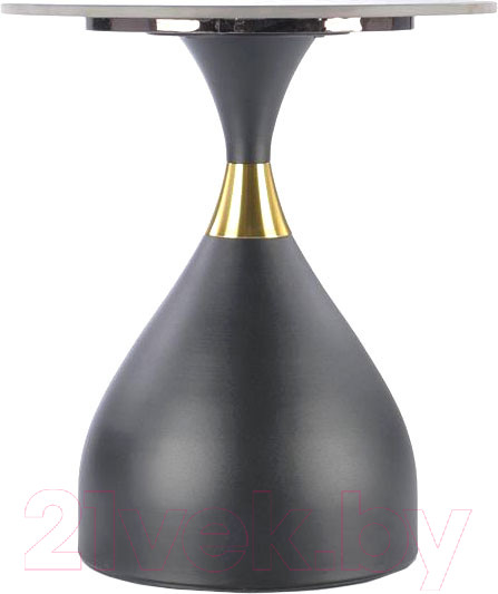 Изображение товара Журнальный столик Halmar Scalita (черный мрамор/черный/золотой)