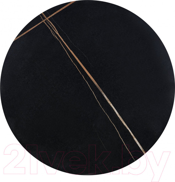 Изображение товара Журнальный столик Halmar Scalita (черный мрамор/черный/золотой)