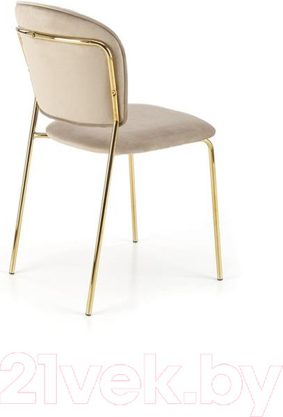 Изображение товара Стул Halmar K499 (бежевый/золото)