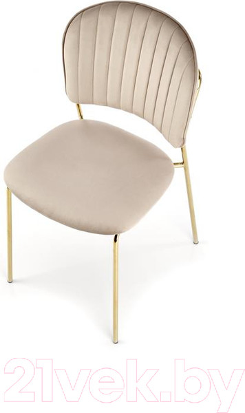 Изображение товара Стул Halmar K499 (бежевый/золото)