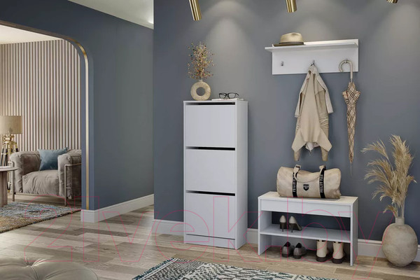 Изображение товара Вешалка для одежды Stolline Лофт / 117.16 (белый)