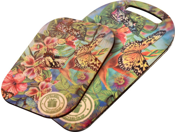 Изображение товара Разделочная доска Мультидом Бабочки МБ18-381 (с подставкой)