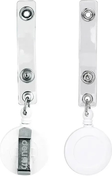 Изображение товара Держатель для бейджа Deli 8309 (белый)