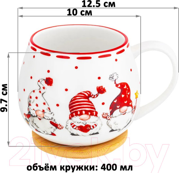 Изображение товара Кружка Elan Gallery Веселые гномики / 540635