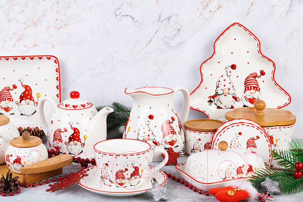 Изображение товара Блюдо Elan Gallery Шубница Веселые гномики / 540636