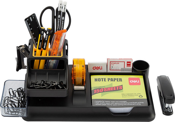 Изображение товара Органайзер настольный Deli 38254 (черный)