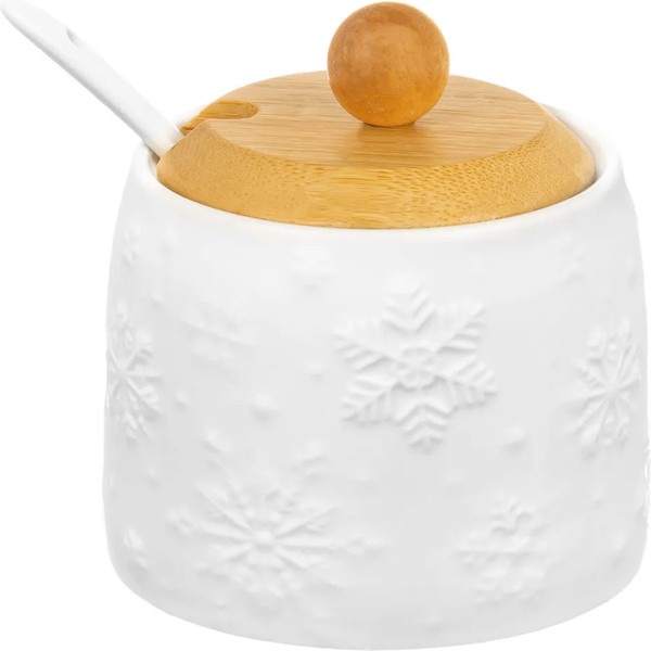 Изображение товара Емкость для хранения Elan Gallery Снежинки / 540538