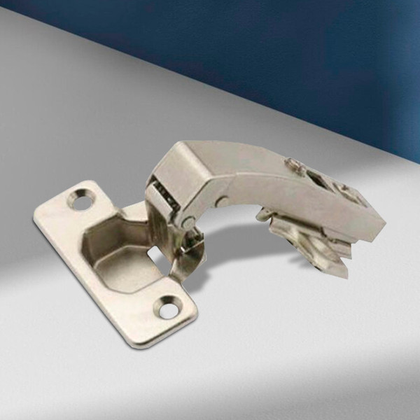 Изображение товара Петля мебельная Trodos Clip-On для угловых дверей с площадкой под саморез с доводчиком (111г)