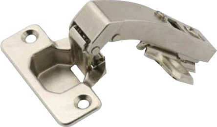 Изображение товара Петля мебельная Trodos Clip-On для угловых дверей с площадкой под саморез с доводчиком (111г)