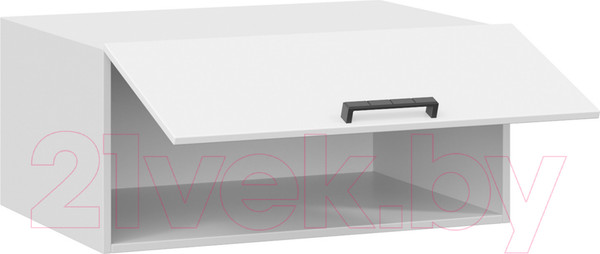 Изображение товара Шкаф навесной для кухни ТриЯ Детройт 1В8ГП исп.2 (белый/белый глянец)
