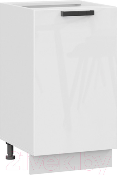 Изображение товара Шкаф-стол кухонный ТриЯ Детройт 1Н45 исп.2 (белый/белый глянец)