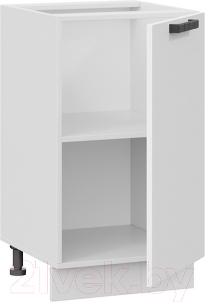 Изображение товара Шкаф-стол кухонный ТриЯ Детройт 1Н45 исп.2 (белый/белый глянец)