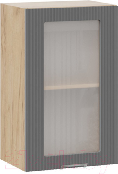Изображение товара Шкаф навесной для кухни ТриЯ Кимберли 1В45С (дуб крафт золотой/титан)