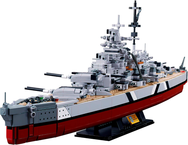 Изображение товара Сборная модель Sluban Модельки. Боевой корабль Бисмарк / M38-B1102 (1849эл)