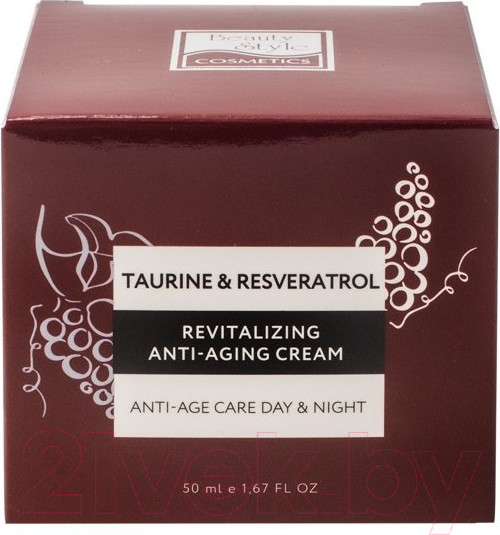 Изображение товара Крем для лица Beauty Style Taurine & Resveratrol Anti Age plus 24 часа Возрождающий (50мл)