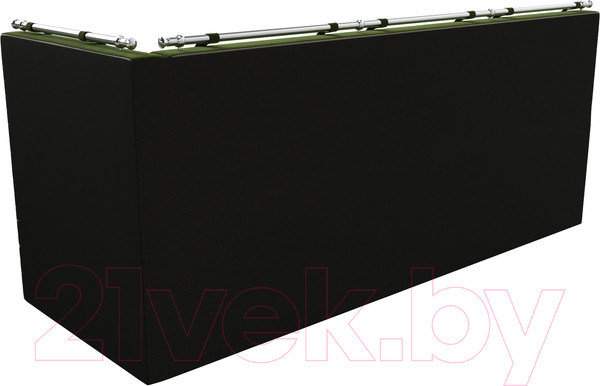 Изображение товара Уголок кухонный мягкий Лига Диванов Метро правый / 105023 (микровельвет зеленый/бежевый)