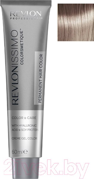 Изображение товара Крем-краска для волос Revlon Professional Revlonissimo Colorsmetique 9.23 (60мл, очень светлый блондин переливающийся золотистый)
