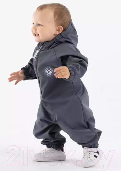 Изображение товара Комбинезон прогулочный детский Rant Cyclone / 157-80 (Iron Grey, р.80)