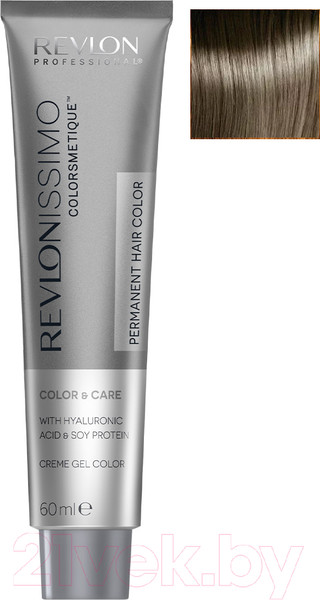 Изображение товара Крем-краска для волос Revlon Professional Revlonissimo Colorsmetique 8.1 (60мл, светлый блондин пепельный)