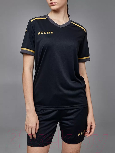 Изображение товара Футбольная форма Kelme Short Sleeve Football Uniform / 3871001-037 (S, черный)