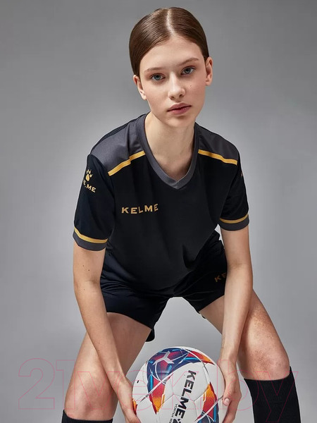 Изображение товара Футбольная форма Kelme Short Sleeve Football Uniform / 3871001-037 (S, черный)
