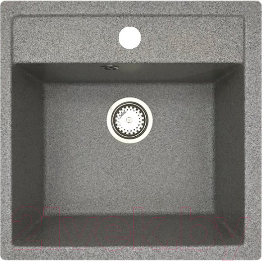 Изображение товара Мойка кухонная со смесителем БелЭворс Rio + смеситель W4998-4 + дозатор L405-1 (серый/сатин)