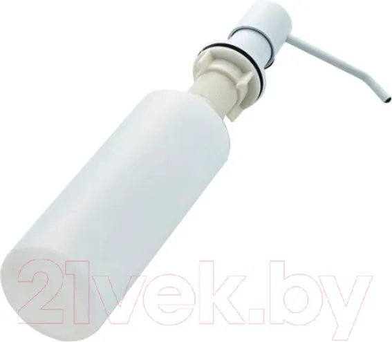 Изображение товара Мойка кухонная со смесителем БелЭворс New Lux L + смеситель W74004-3 + дозатор L405H (белый)
