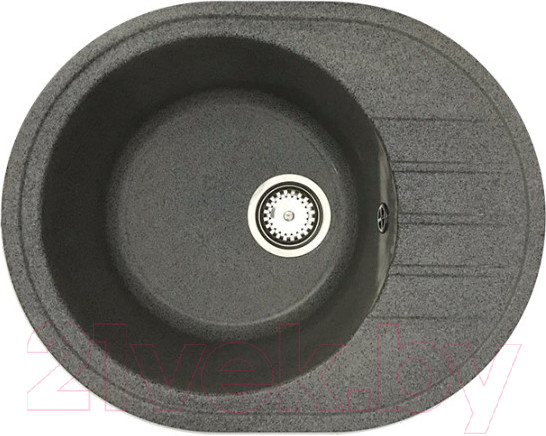 Изображение товара Мойка кухонная со смесителем БелЭворс New Lux R + смеситель W74004-9 + дозатор L405-1 (серый/сатин)