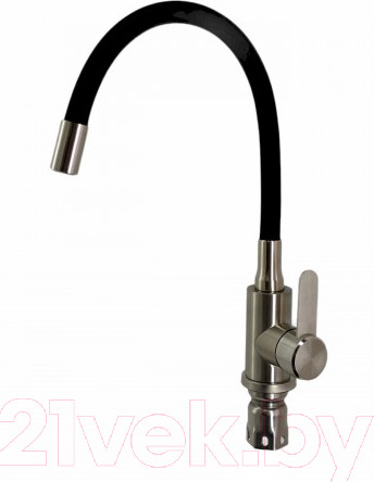 Изображение товара Мойка кухонная со смесителем БелЭворс New Lux L + смеситель W74004-2 + дозатор L405F (черный)