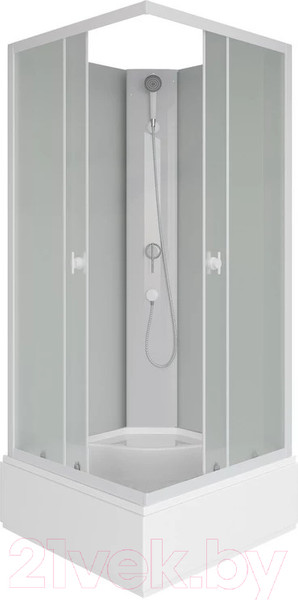 Изображение товара Душевая кабина Niagara Promo P100/26Q/MT/BK 100x100x195