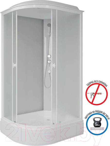 Изображение товара Душевая кабина Niagara Promo P100/80/26R/MT 100x80x215
