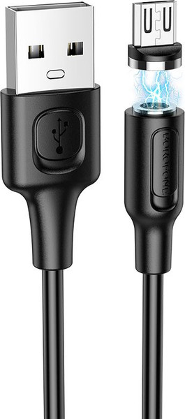 Изображение товара Кабель Borofone BX41 Amiable AM-microBM (1м, черный)