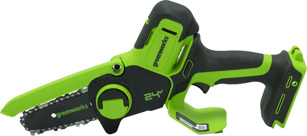 Изображение товара Пила цепная аккумуляторная Greenworks G24MCS10K2 24V 10см / 2008207UA (с АКБ 2Ач и ЗУ)