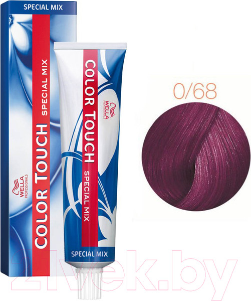 Изображение товара Крем-краска для волос Wella Professionals Color Touch Mix New 0/68 (60мл, магический аметист)
