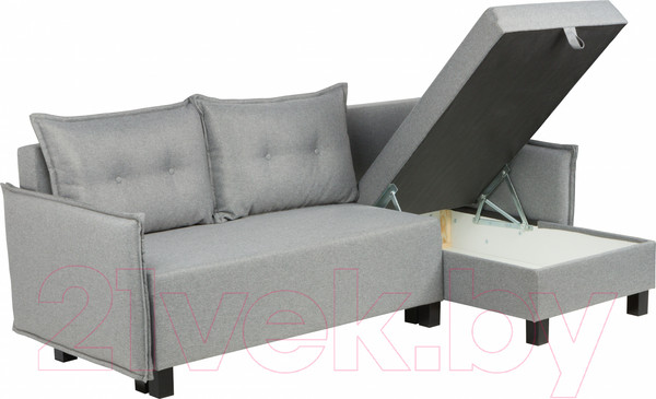 Изображение товара Диван угловой Mio Tesoro Туули (Malmo 90 Grey)