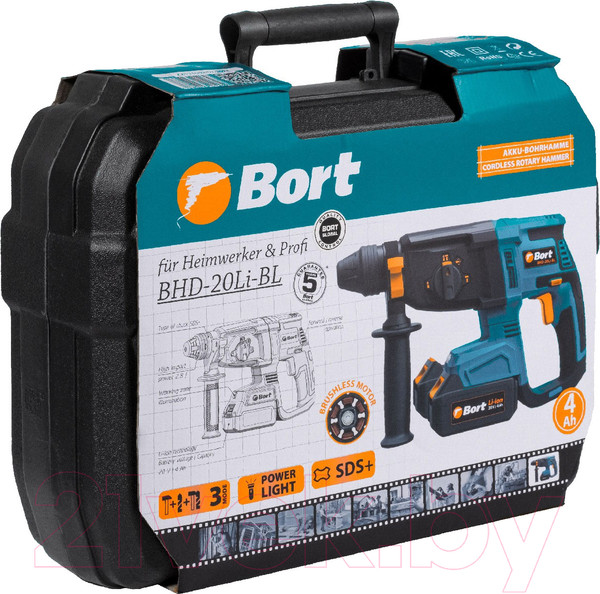 Изображение товара Перфоратор Bort BHD-20Li-BL (93412697)