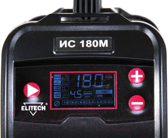Изображение товара Инвертор сварочный Elitech ИС 180М (E1703.016.00)