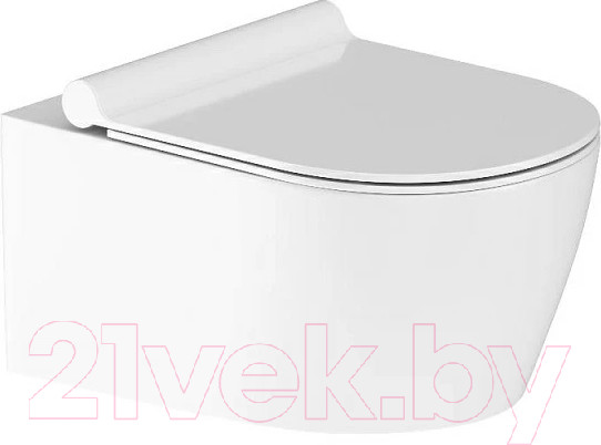 Изображение товара Унитаз подвесной с инсталляцией Damixa Jupiter DX77C1700SC + Berges АТОМ 410 040331 (с кнопкой)