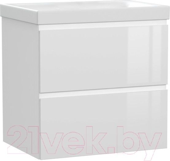 Изображение товара Тумба с умывальником Cersanit Moduo 60 + AM.PM Gem F90A02100