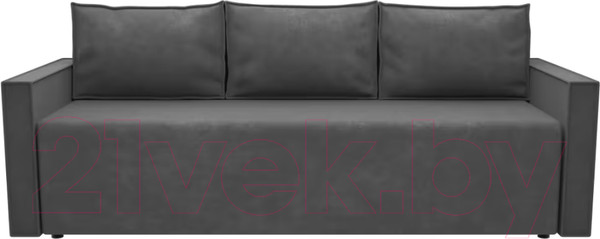 Изображение товара Диван Комфорт-S Берта (велюр серый)