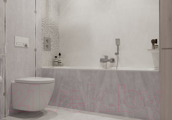 Изображение товара Плитка Beryoza Ceramica Toscana светло-графитовый (600x300)