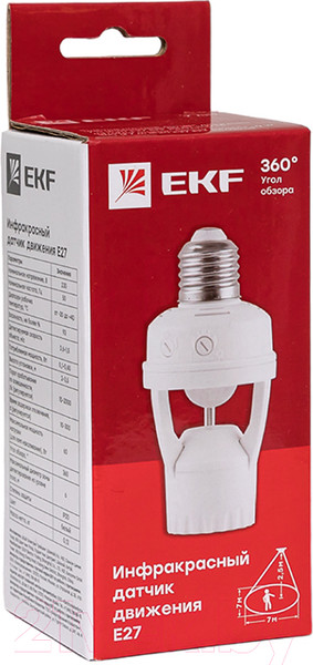 Изображение товара Датчик движения EKF DD-MS-E27