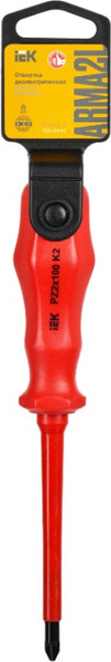 Изображение товара Отвертка IEK A2L3-SC30-K2-PZ-20-100