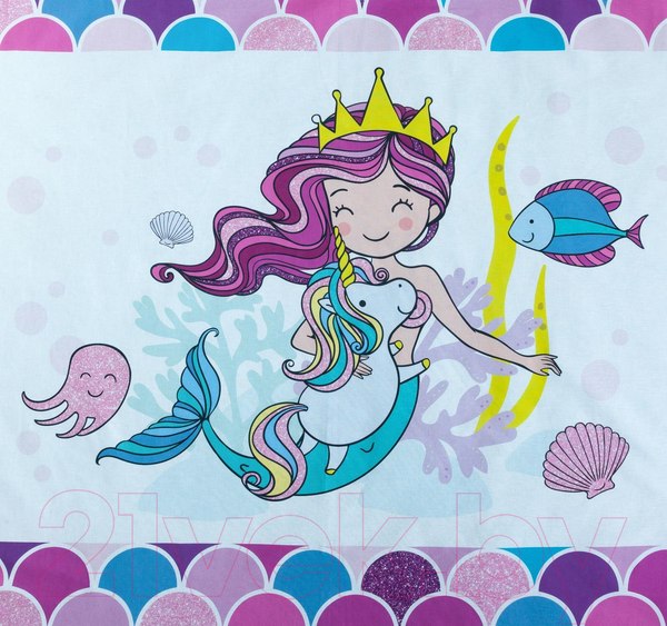 Изображение товара Комплект постельного белья Этель Really Mermaid 1.5сп / 4702803