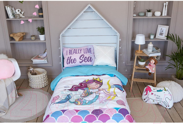 Изображение товара Комплект постельного белья Этель Really Mermaid 1.5сп / 4702803
